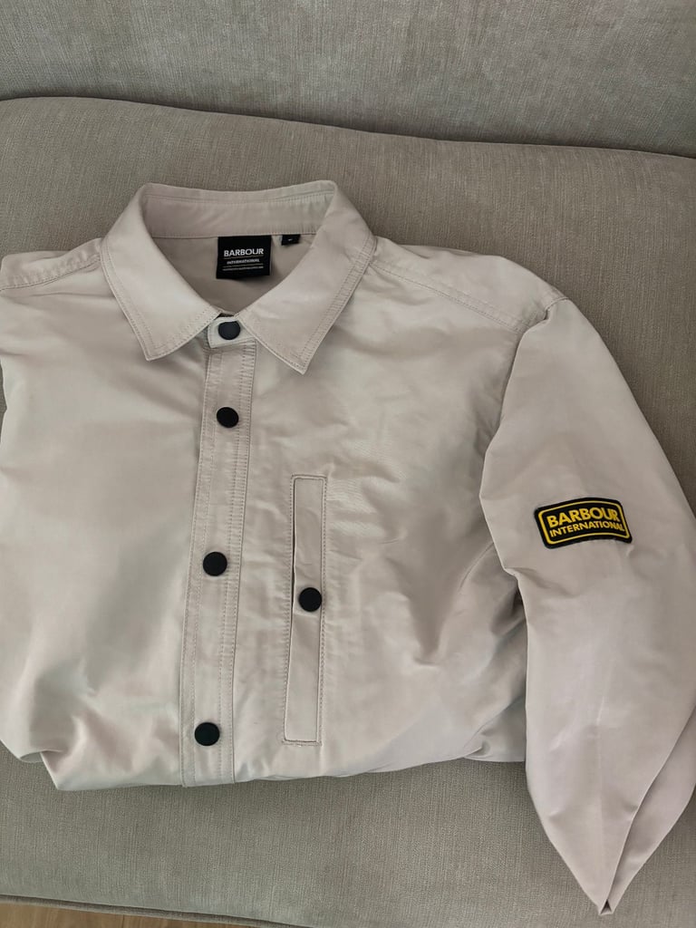 Men's Barbour International Overshirt. Medium. Excellent Condition. Cost £105, accept £33 ono