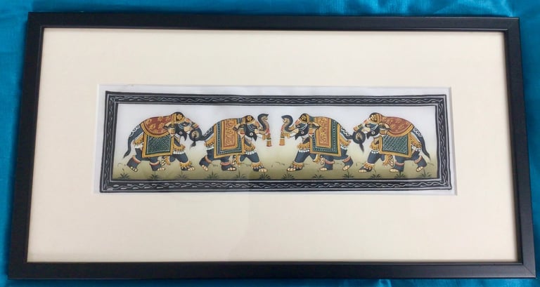 image for Framed Elephant artwork 