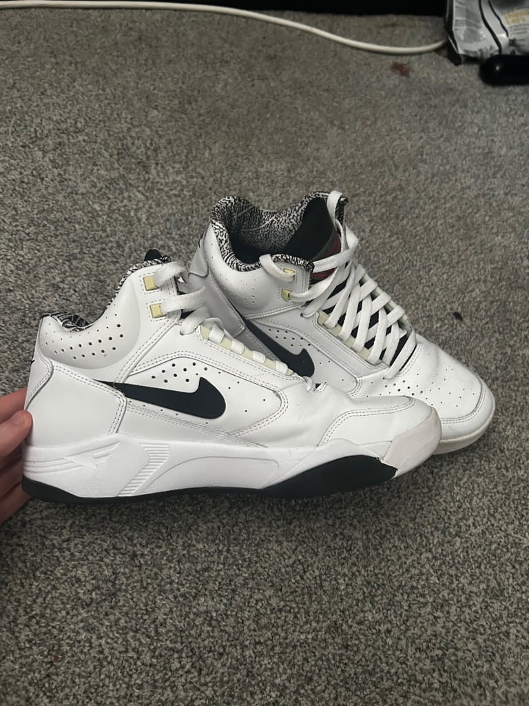 image for Air Flight Lite Mid 'White Black'
