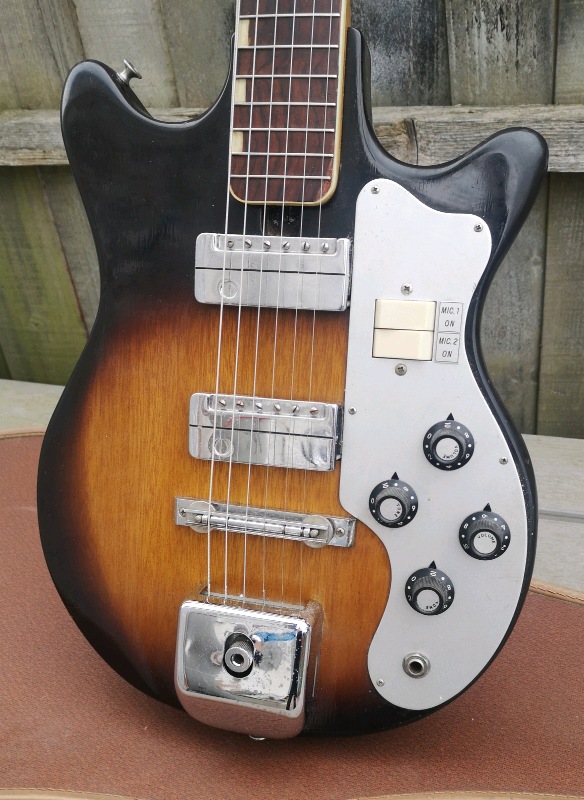 Rare 69s teisco starway eno shelly buzzcocks guitar 