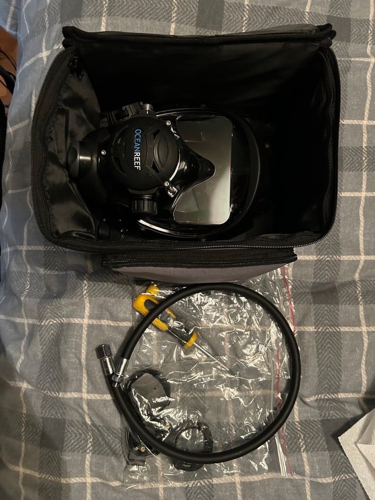 Ocean Reef Neptune Space Extender Full Face Scuba Diving Mask – Size M/L
