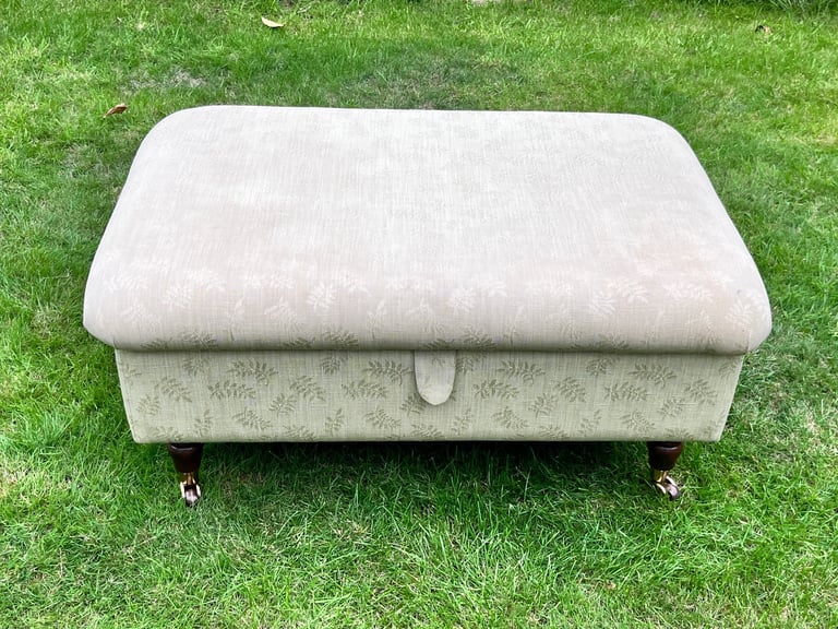 Laura Ashley 2 Seater Sofa 2 Wingback Chairs & Storage Footstool Possible Delivery 