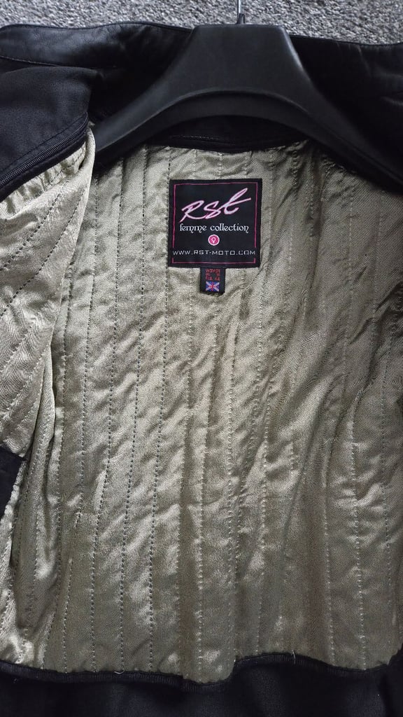 Ladies Leather Motorcycle Jacket and Trousers 