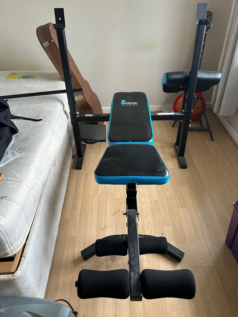 weight bench plus weights 