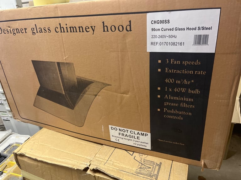 image for 900mm kitchen extractor 