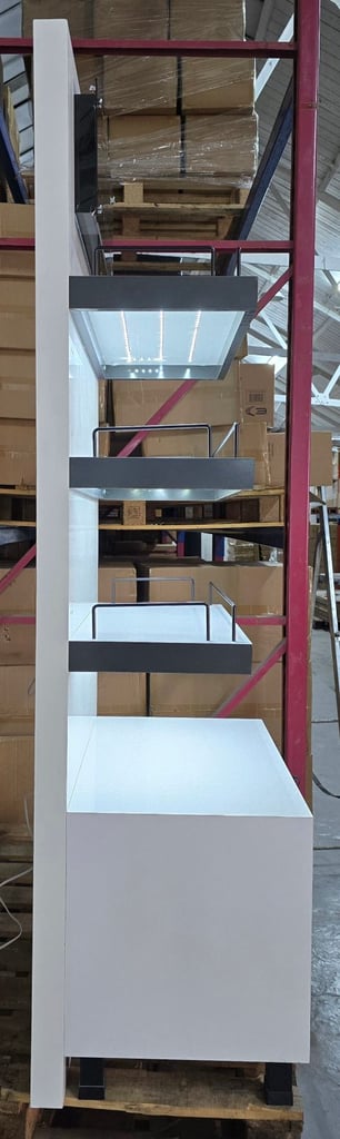 Freestanding lit shop retail display unit brand new