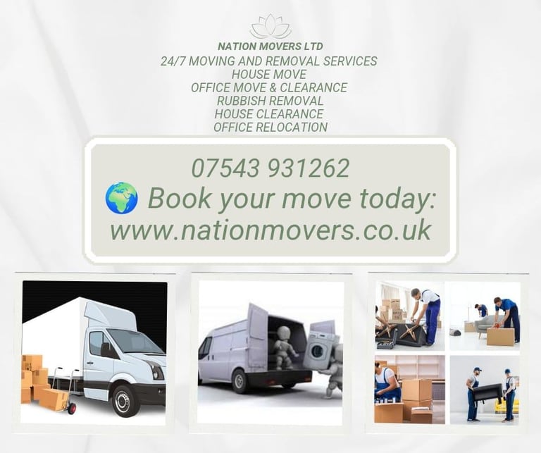 24/7 Man and Van House Office piano Movers Rubbish Removals Ikea furniture Delivery packing storage
