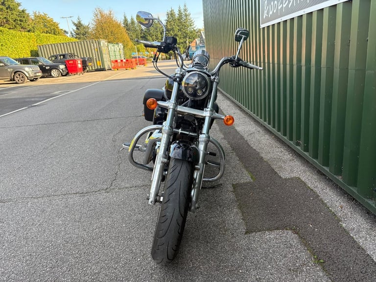 Harley Davidson XL1200T Superlow Sports 2019 Black 2 Owners V H Pipes Luggage 