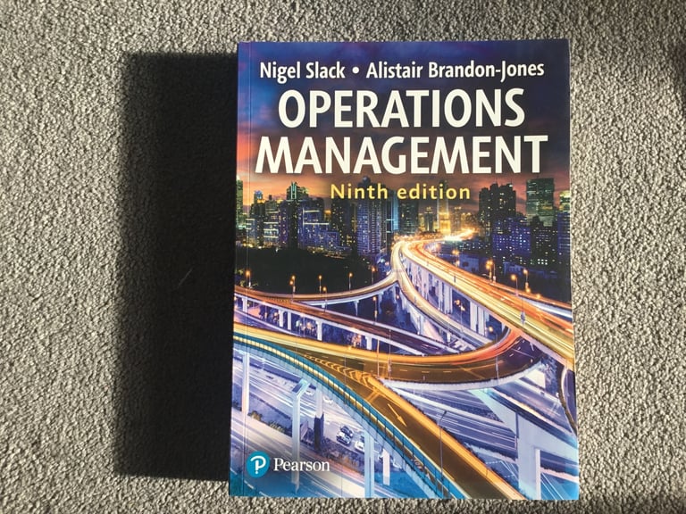 Student book Operation Management by Slack and Jones 9th edition