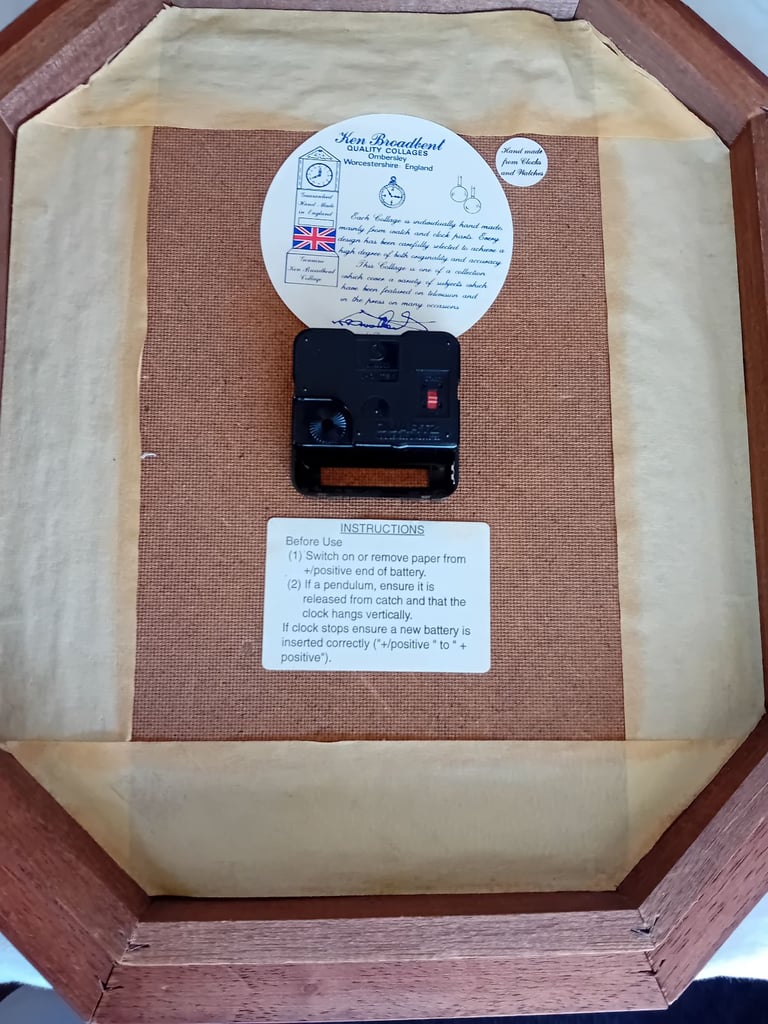 REDUCED Handmade Clock
