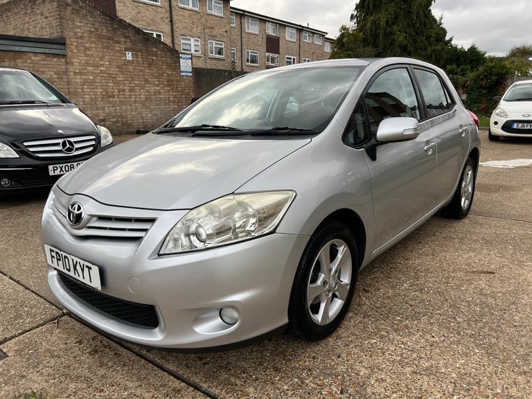 image for Toyota Auris 2010 1.6 TR Petrol Manual 101K Miles Silver 5 Door ULEZ FREE