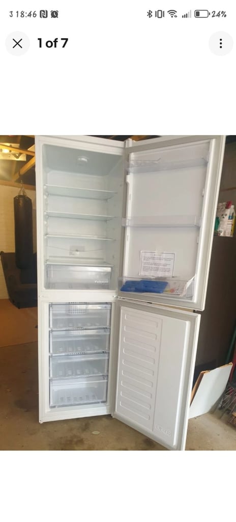 image for Beko CFG4582W frost free fridge freezer
