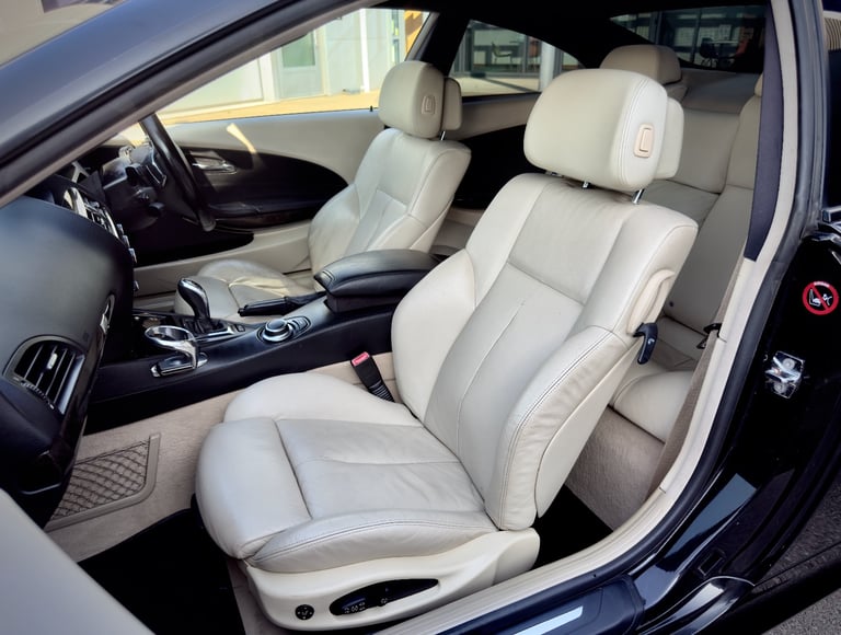 2008 BMW 6 SERIES COUPE 635 DIESEL TWIN-TURBO NEW MOT FULL SERVICE HISTORY SAPHIRE BLACK