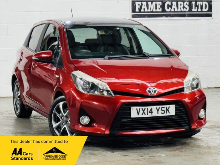 image for 2014 Toyota Yaris 1.5 VVT-h Trend CVT Euro 5 5dr HATCHBACK Petrol/Electric Hybrid Automatic