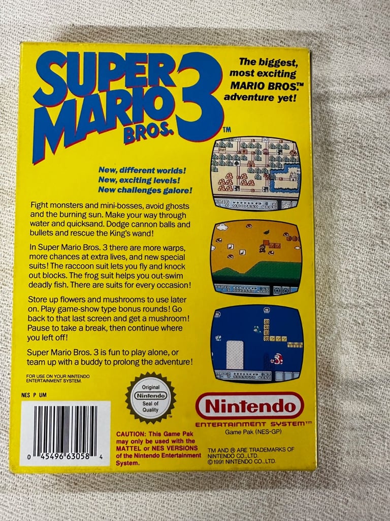 Super Mario 3 for Nintendo