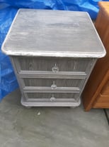Shabby chic bedside cabinet