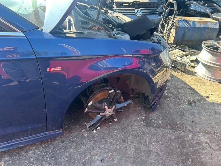 2013-2020 AUDI A3 S3 8V DRIVER OFF SIDE WING HATCHBACK LX5Q BLUE