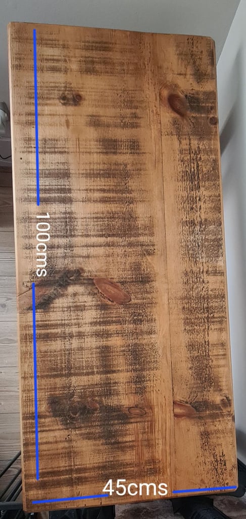 image for Work Desk - Rustic Industrial Style Desk