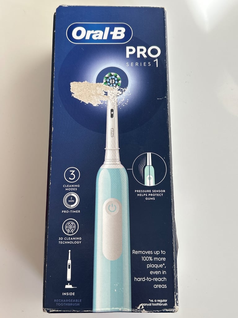 Oral-B pro series one toothbrush with charger