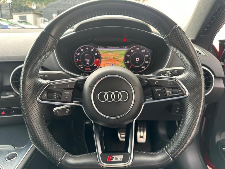 AUDI TT Convertible Red S-Line Black Edition Manual Petrol 2018