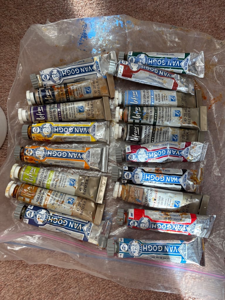 image for Van Gogh set of oil paint tubes 