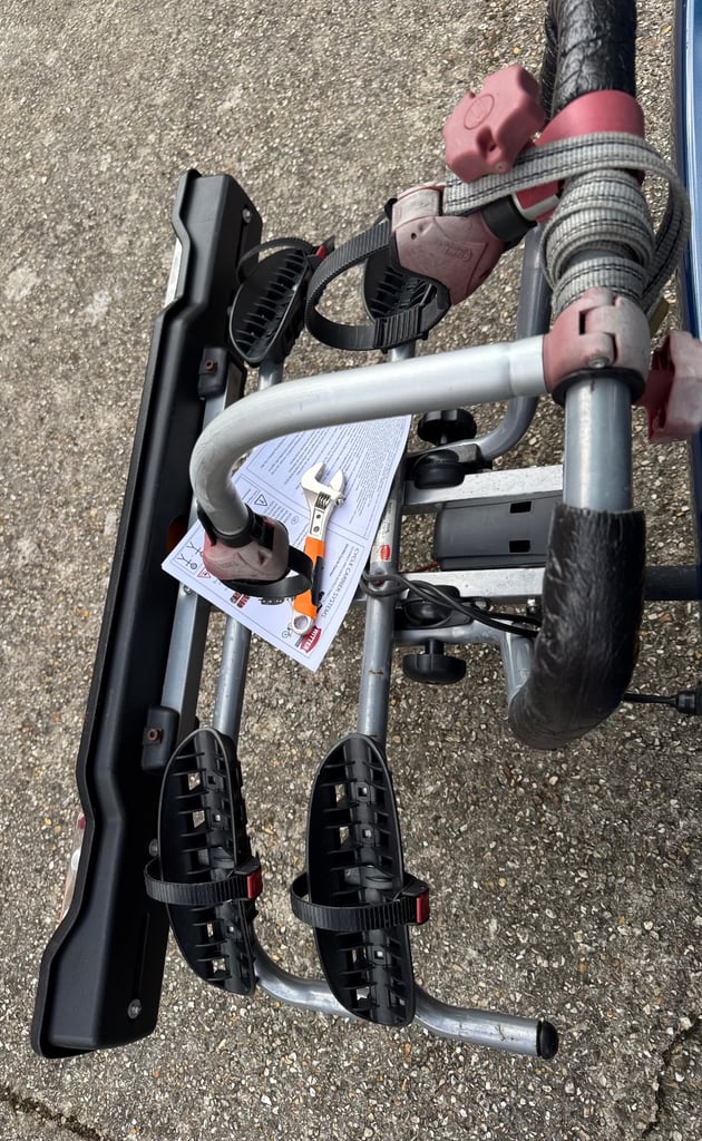 Witter zx200 two 2 bike tow bar towbar bike rack cycle carrier tilting Thule