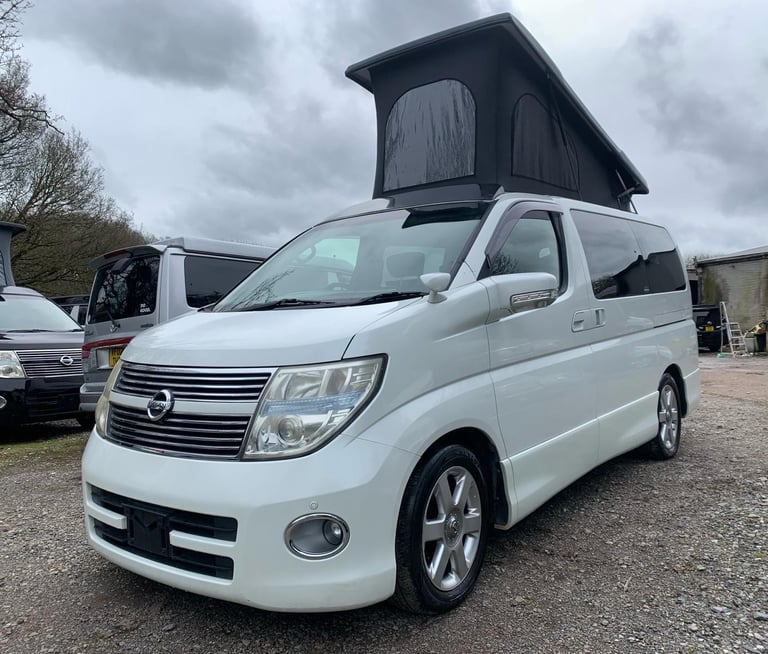 Nissan Elgrand RIDER POP TOP 4 Berth New Full Camper Conversion