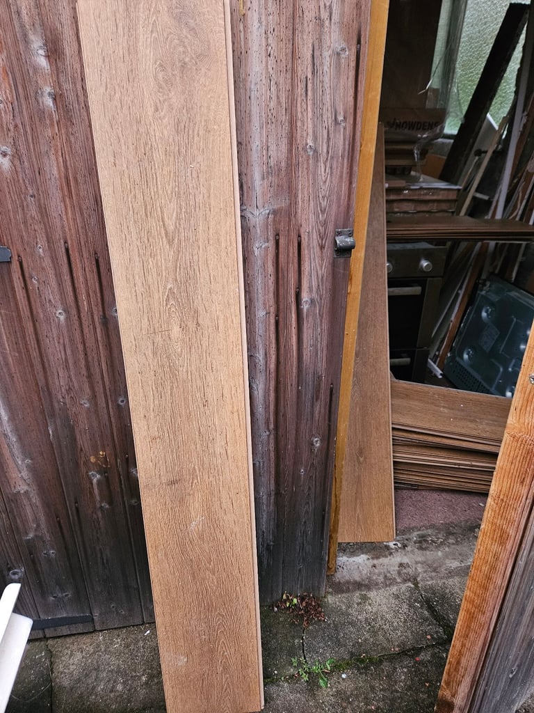 Engineered wood laminate flooring - free!