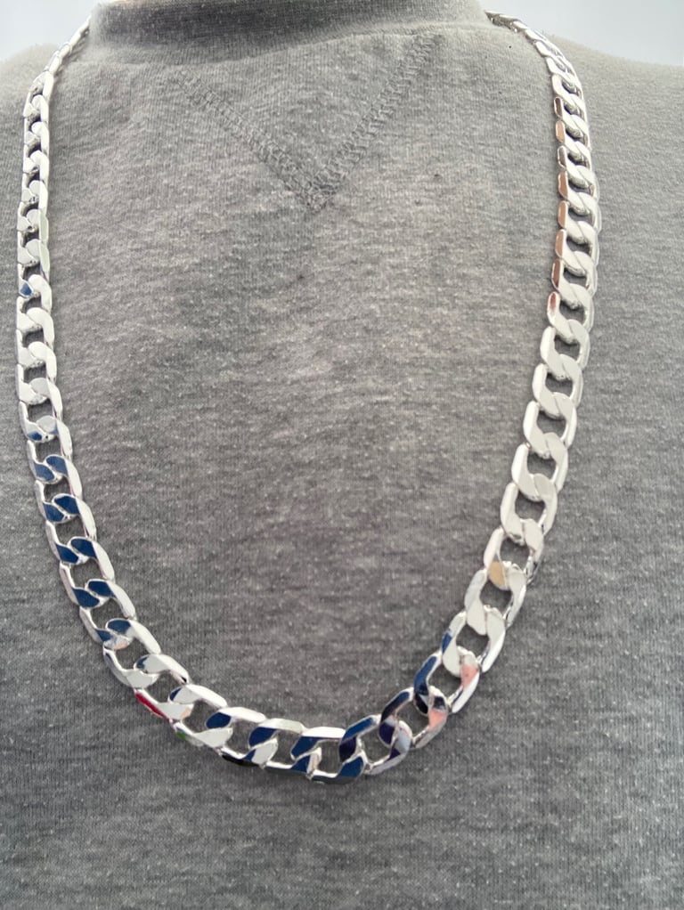 925 Silver Chain – Heavyweight Cuban Link Necklace
