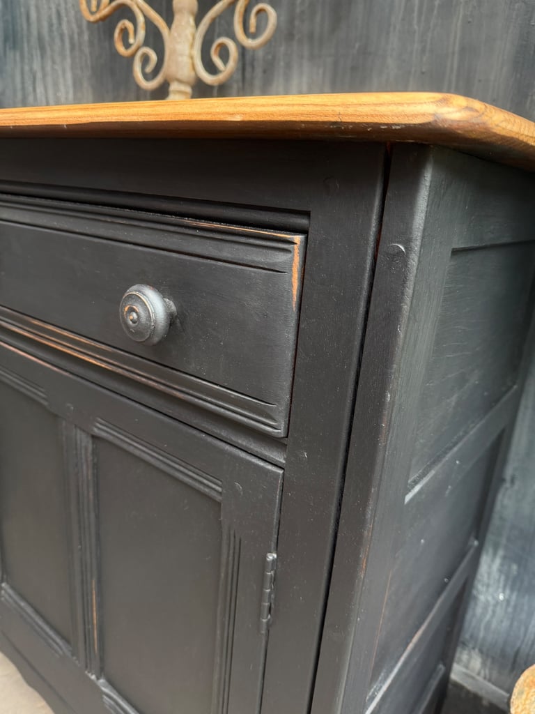 Gothic style mid century sideboard dresser buffet