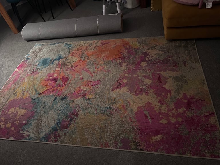 Multi coloured rug