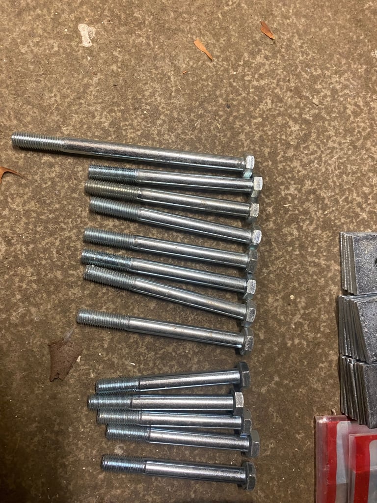 image for M12 bolts, hex plate washers and hex nuts