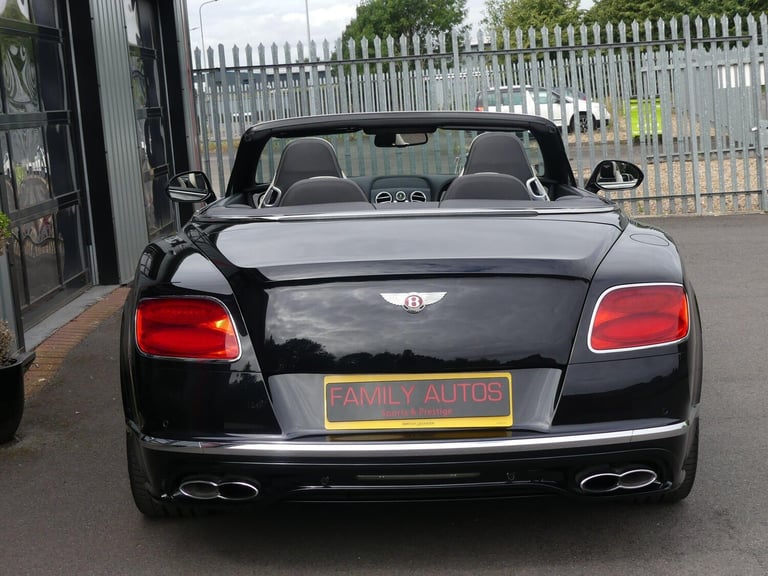 2017 Bentley Continental 4.0 V8 GTC S Auto 4WD Euro 6 2dr CONVERTIBLE Petrol Automatic