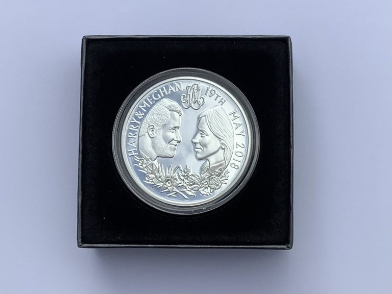 image for Harry and Meghan £5 Silver Proof Wedding Coin - 1/499