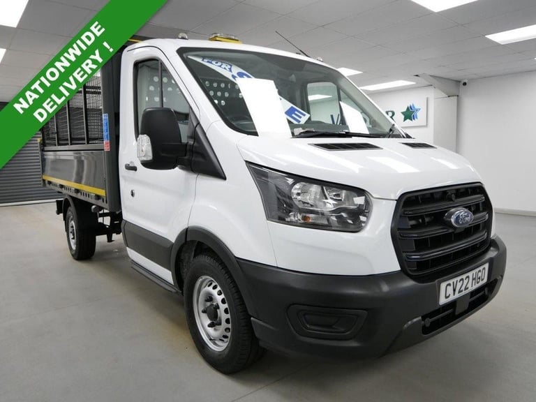2022 TRANSIT 350 2.0 EBL 130 BHP L2 LEADER CAGED TIPPER ( REAR SWING BOARD ! )