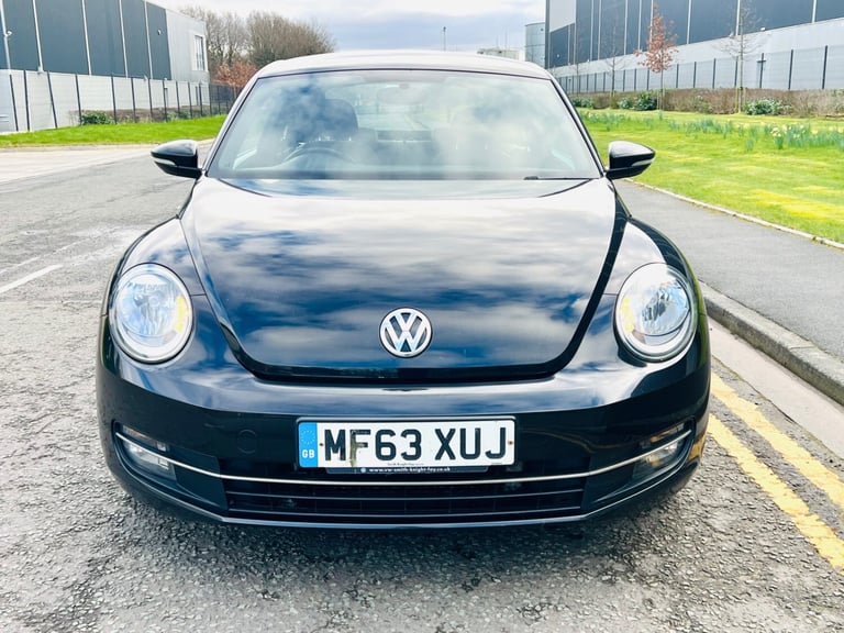 2013/63 VW BEETLE 1.6 TDI BLUEMOTION TECH DESIGN-BLACK-LOVELY WELL KEPT EXAMPLE!