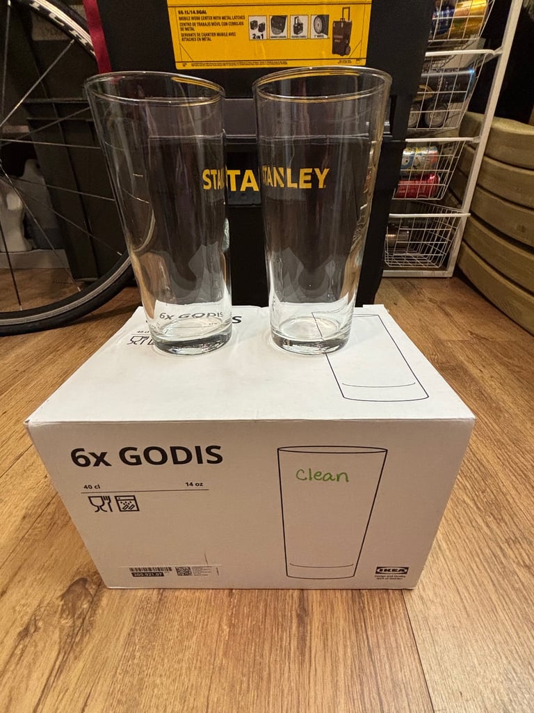 image for Glasses: Ikea Godis Tumblers 