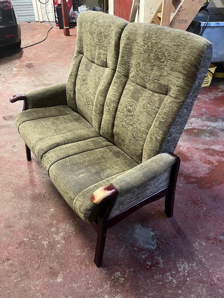 image for Mid century Reclining sofa.