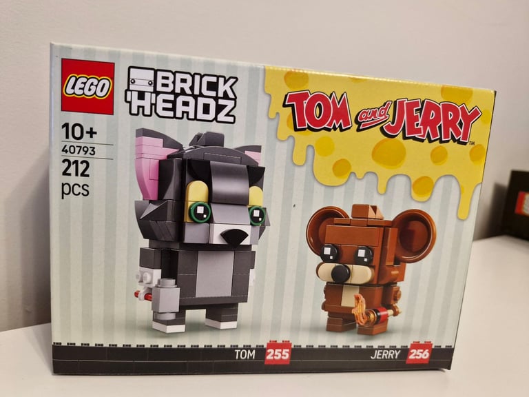 image for NEW Lego Tom and Jerry Brickheadz Set