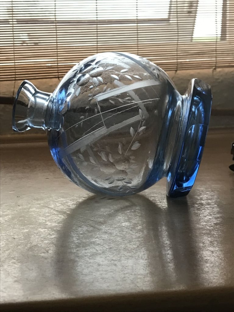 BOHEMIAN GLASS DECANTER 
