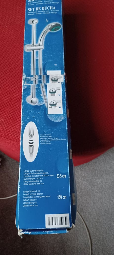 Shower set new still on box 