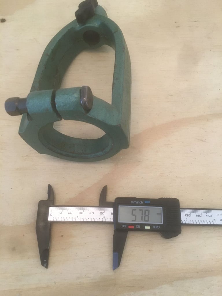 Mortice Chisel Holder For Bench Drill - 58mm Collar - For 18.6mm Diam Shanks