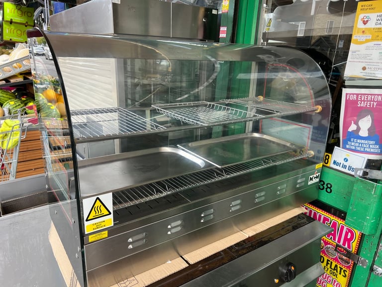 HOT FOOD CHICKEN DISPLAY CATERING COMMERCIAL KITCHEN EQUIPMENT FAST FOOD SHOP BBQ KEBAB 