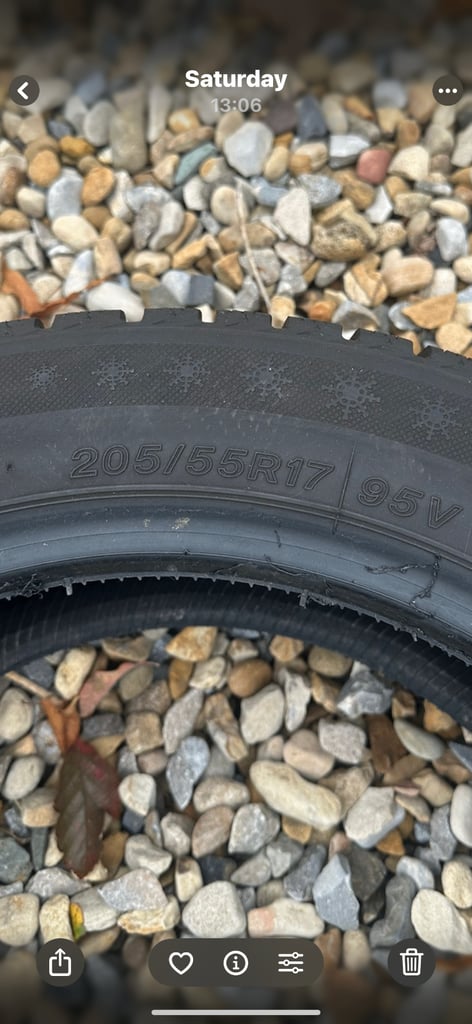 Winter car tyres 