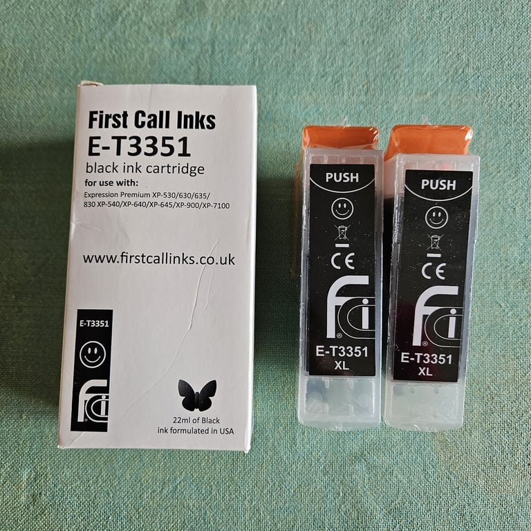 image for Printer: Two New Black Ink Cartridges - Expression Premium numbers