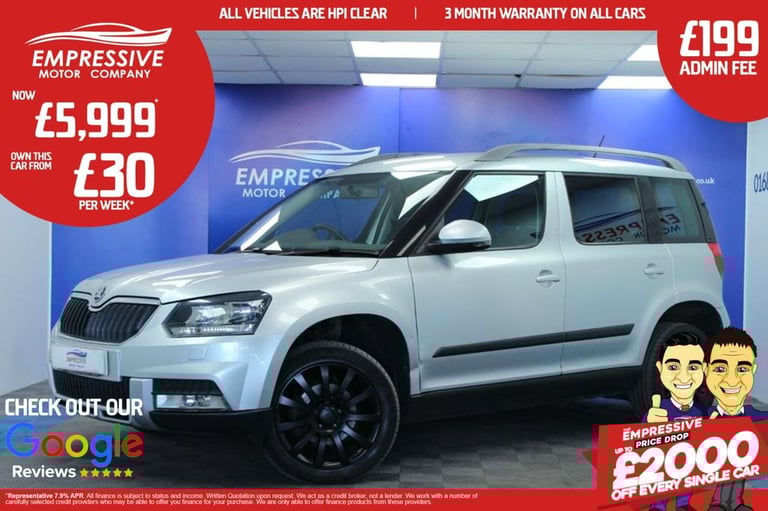 2015 15 SKODA YETI 2.0 TDI SE BUSINESS OUTDOOR 5DR DIESEL MANUAL 4WD EURO 6 (S/S