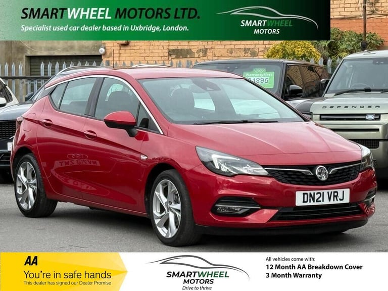 image for 2021 Vauxhall Astra 1.2 Turbo SRi Euro 6 (s/s) 5dr HATCHBACK Petrol Manual