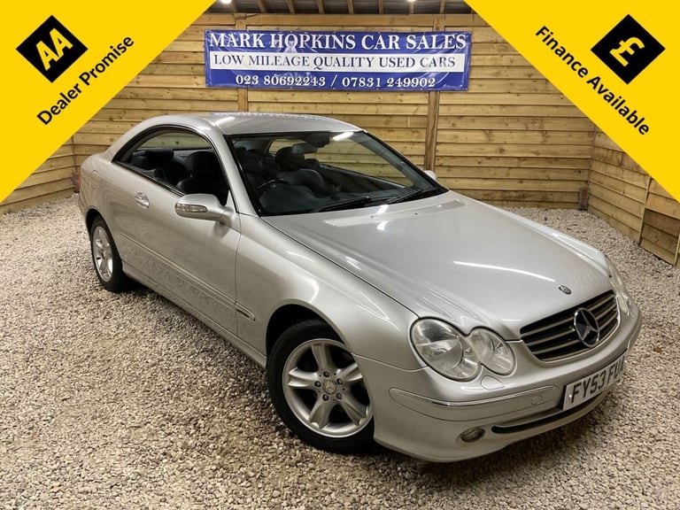 2003 Mercedes-Benz CLK 1.8 CLK200 Kompressor Avantgarde Coupe 2dr Petrol Automatic (214 g/km, 163...