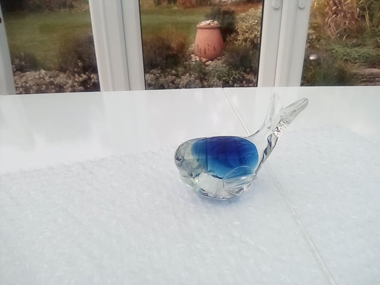 image for As new John Lewis whale ornament / paperweight.