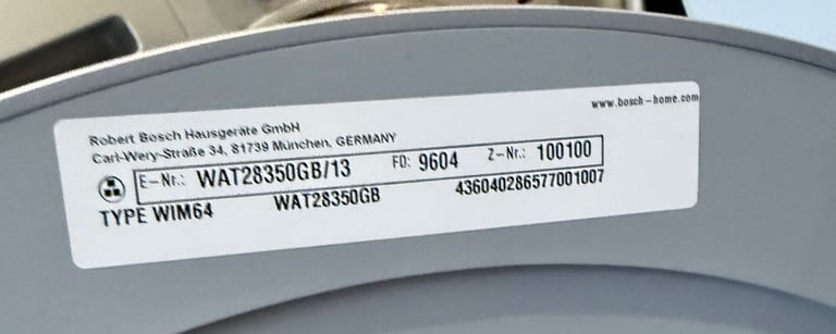 Bosch 9kg Vario Perfect Washing Machine With Delivery N warranty 